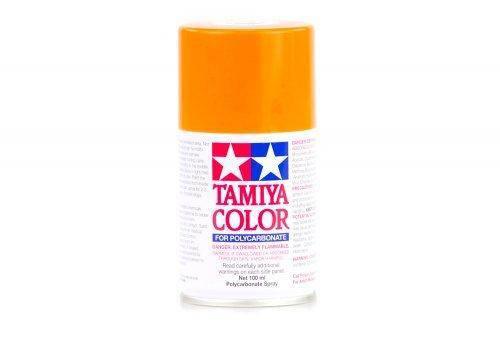 Tamiya Color spray paint for polycarbonate, orange can, model kit hobby supply