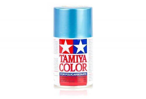 Tamiya Color spray paint for polycarbonate, blue metallic finish, model kit accessory