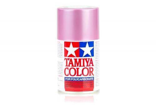 Tamiya Color spray paint for polycarbonate, pink metallic finish, model kit accessory