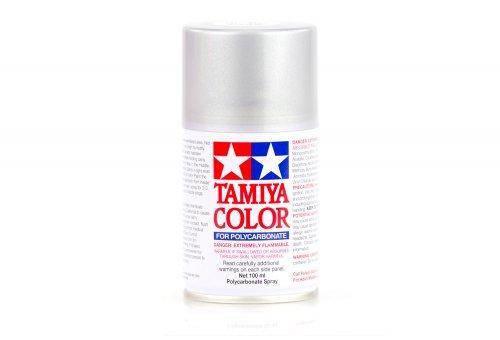 Tamiya Color silver spray paint for polycarbonate model kits, 100ml can