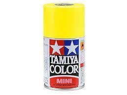 Tamiya Color Mini yellow spray paint can for model kits and hobbies
