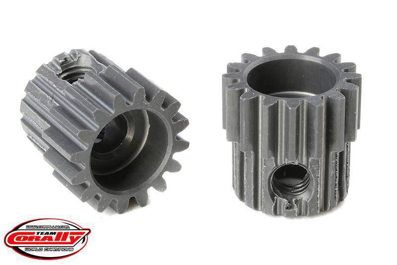 Team Orally RC car pinion gears, 48P, 17T & 19T, for hobby model kits and remote control vehicles