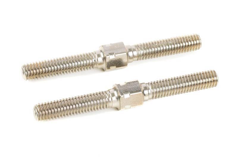 Team Corally 50mm M5 steel turnbuckles 2PCS set for RC suspension alignment and upgrades