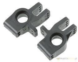 Black RC car suspension arms for model kits, compatible with hobby-grade remote control vehicles
