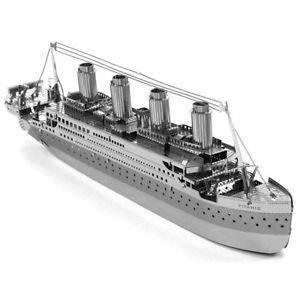Metal Titanic model ship kit, detailed 3D puzzle for hobbyists and collectors