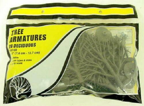 Woodland Scenics 3"–5" Deciduous Tree Armatures