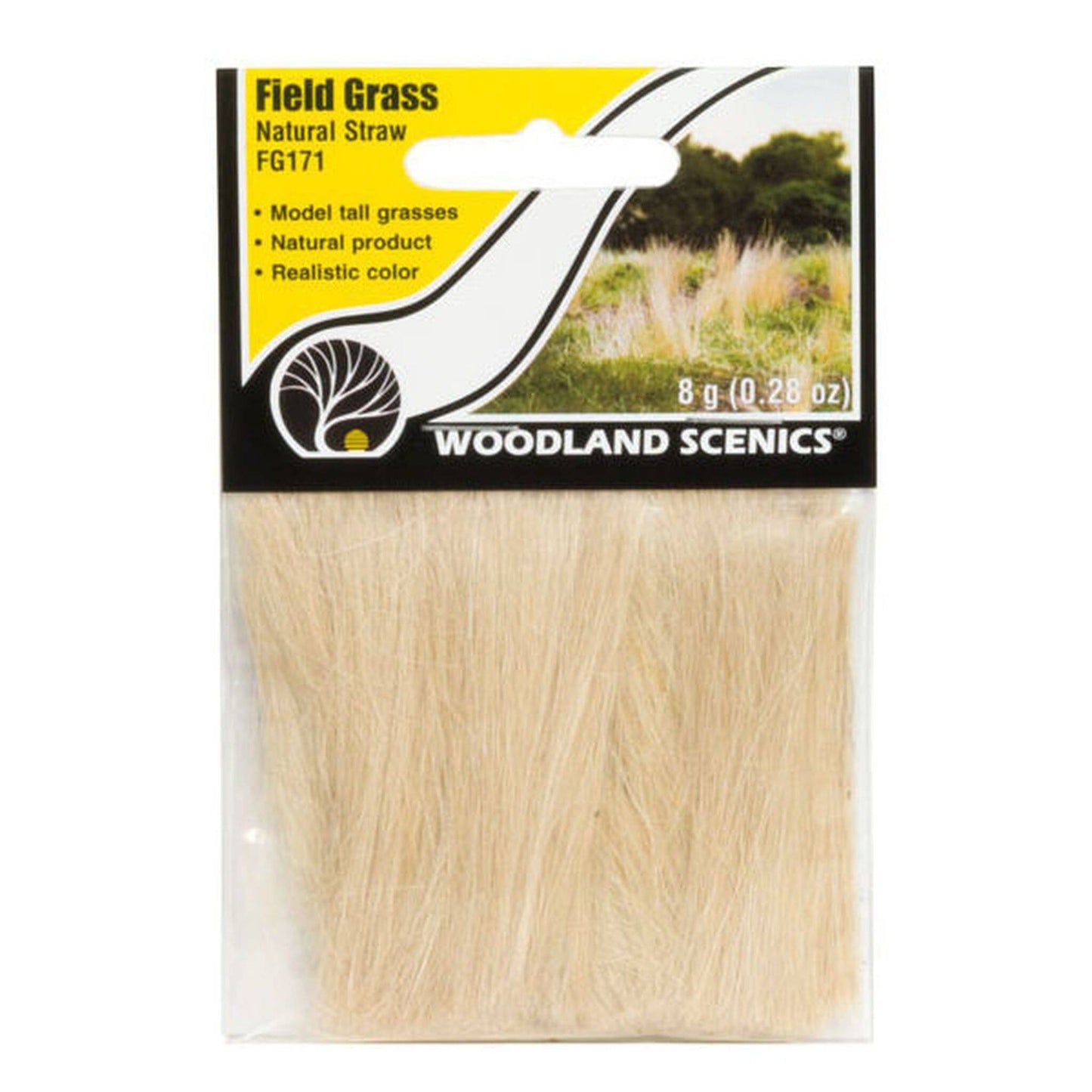 Woodland Scenics - FIELD GRASS FG171 - NATURAL STRAW - Aussie Hobbies 