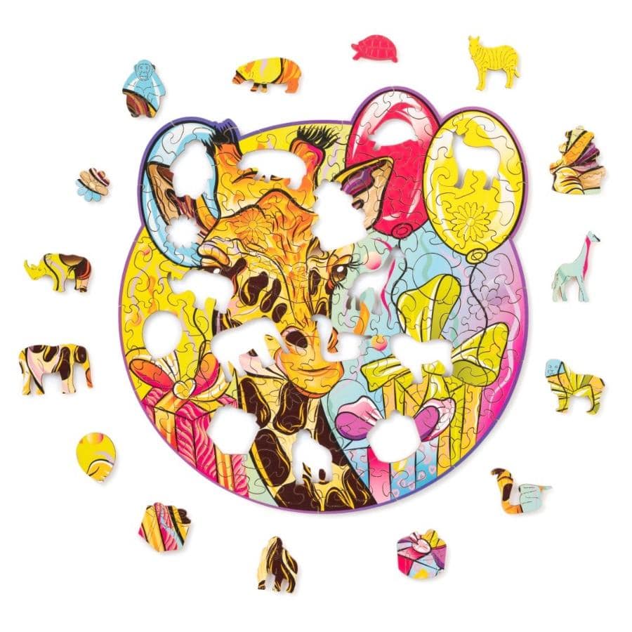 WoodTrick - Graceful Giraffe Puzzle - Aussie Hobbies 
