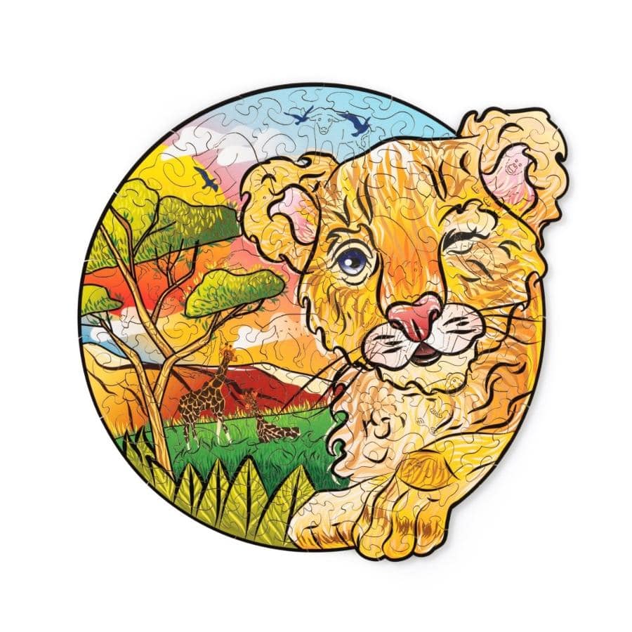 WoodTrick - Playful Little Lion Puzzle - Aussie Hobbies 