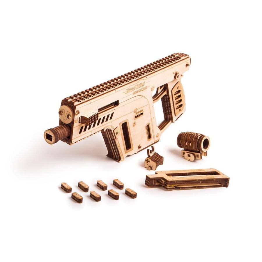 WoodTrick - Assault Gun Wooden Model Kit - Aussie Hobbies 