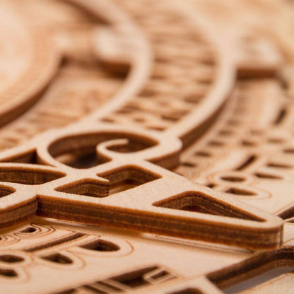 WoodTrick - Mayan Calendar Wooden Model Kit - Aussie Hobbies 
