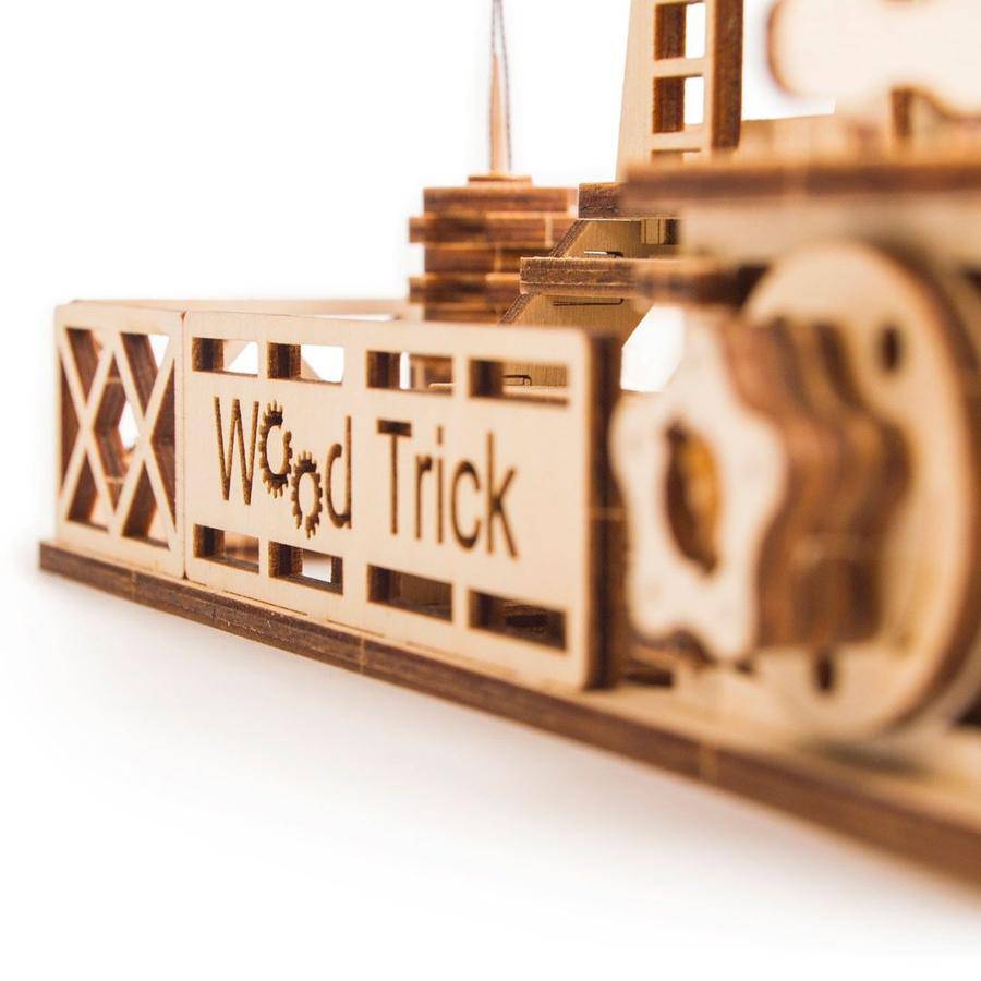 WoodTrick - Oil Derrick Wooden Model Kit - Aussie Hobbies