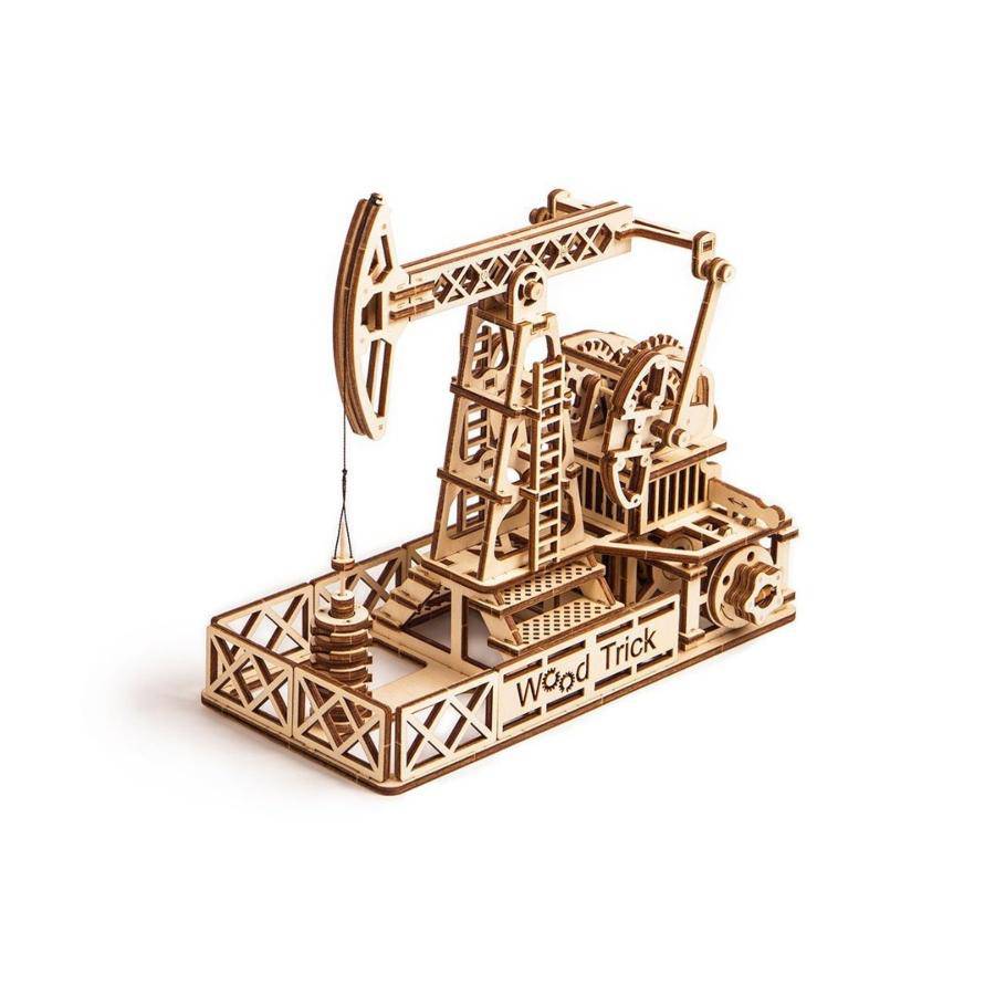 WoodTrick - Oil Derrick Wooden Model Kit - Aussie Hobbies