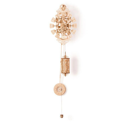 WoodTrick - Pendulum Clock Wooden Model Kit - Aussie Hobbies 