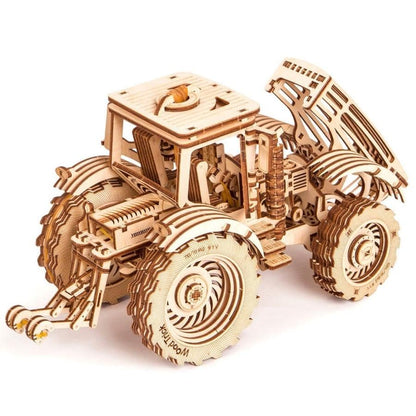WoodTrick - Tractor Wooden Model Kit - Aussie Hobbies 