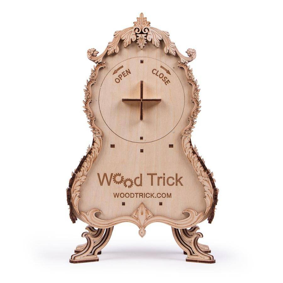 WoodTrick - Vintage Clock Wooden Model Kit - Aussie Hobbies 