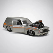 1:24 Holden HZ panel van silver supercharged LS diecast model DDA522 by DDA Collectibles Australian custom vehicle