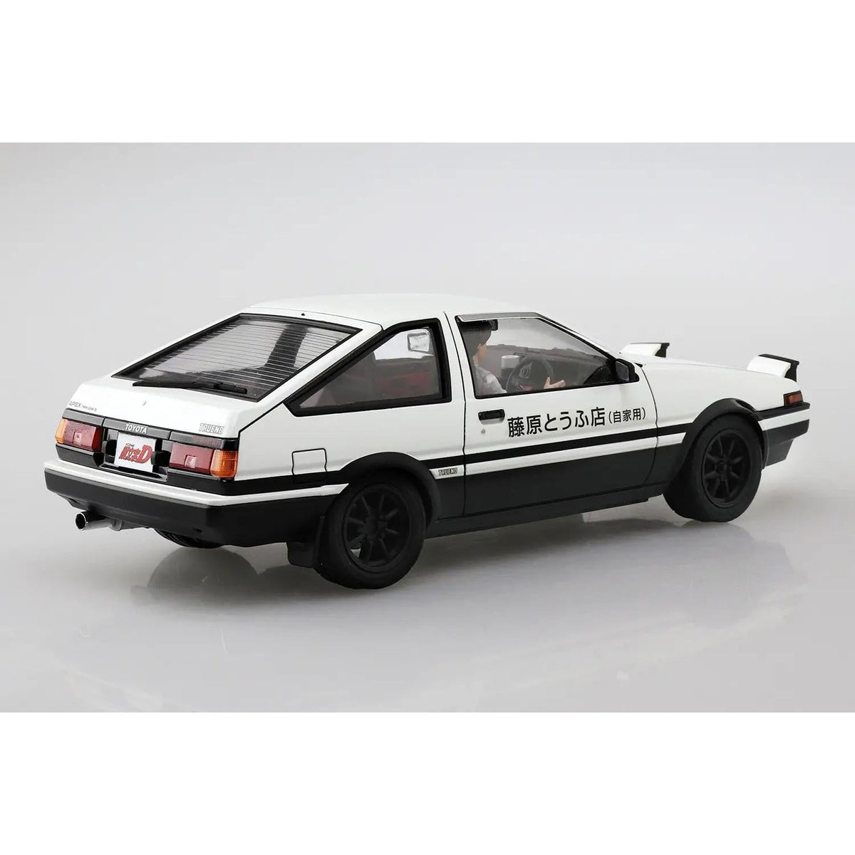 Aoshima 1/24 INITIAL-D FUJIWARA TAKUMI AE86 TRUENO (PROJECT D Ver.) with Figure