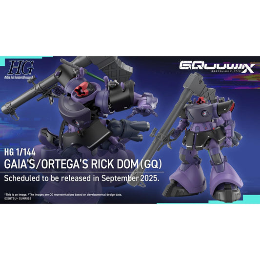 Bandai HG 1/144 Gaia's / Ortega's Rick Dom (GQ)