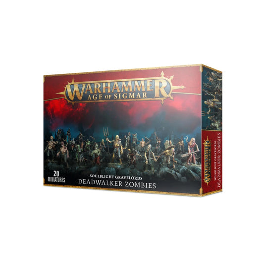 Warhammer Age of Sigmar Soulblight Gravelords Deadwalker Zombies miniature kit.