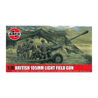 Airfix 1/76 British 105mm Light Field Gun military model kit