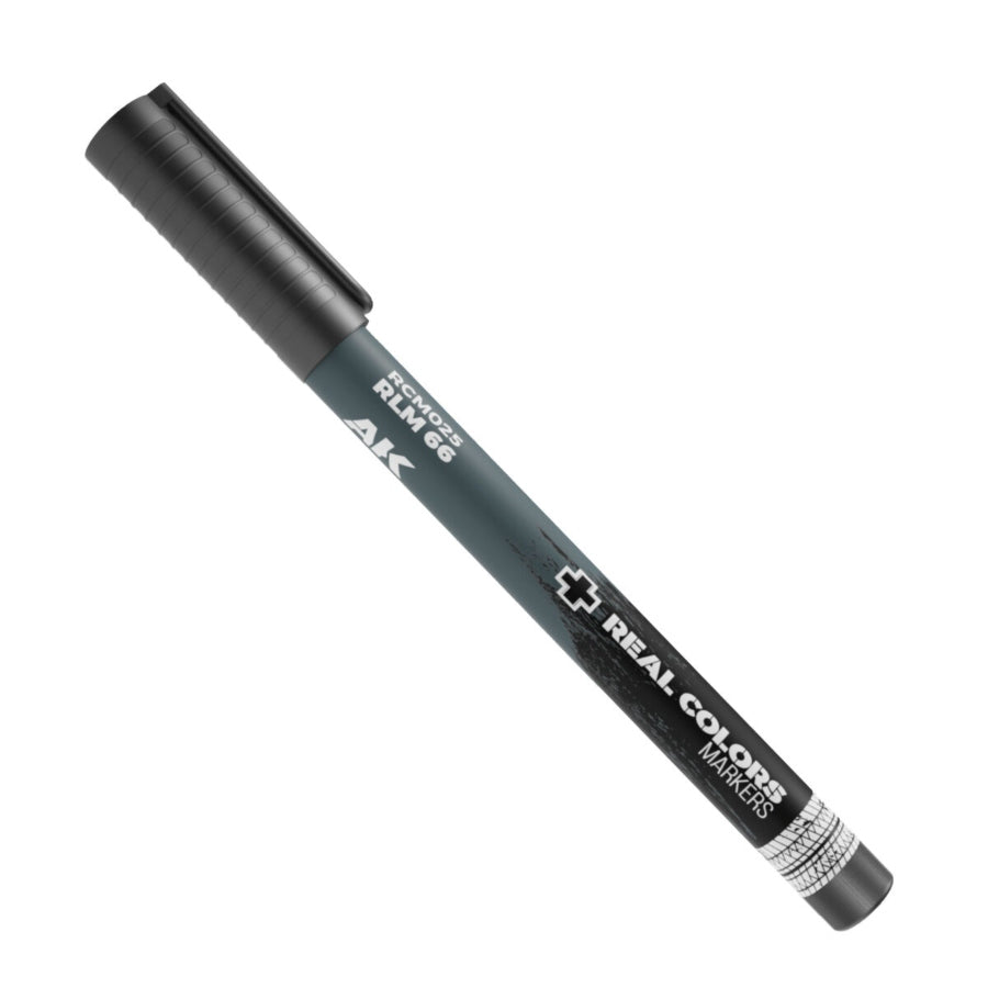 AK Interactive Real Colors RLM 66 Acrylic Paint Marker for model detailing and historical accuracy.