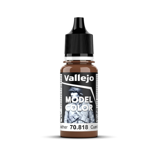 Vallejo Model Colour #161 - Red Leather - 18ml Matt Acrylic Paint