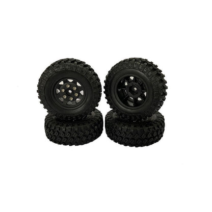 SCX24 Plastic Wheel & Tire Set 4pcs