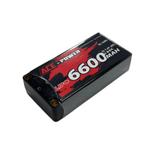 Ace Power 6600mAh 7.6V Shorty Hard Case LiPo Battery with Deans plug – high-performance RC power pack.