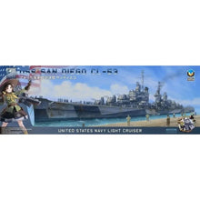 Aotori USS San Diego CL-53 1:350 scale US Navy light cruiser plastic model kit AT35013.