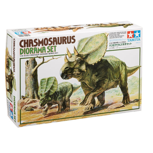 Tamiya Chasmosaurus Diorama Set 1:35 Plastic Model Kit