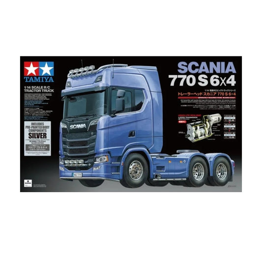 Tamiya 1/14 Scania 770 S 6x4 Electric RC Truck Kit