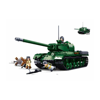IS-2 Heavy Tank Battle of Budapest 845 piece military building block set.