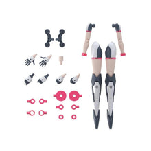 Colored floating attachment parts (arms, legs, hands) and joint components from Bandai’s 30MS Float Unit accessory set