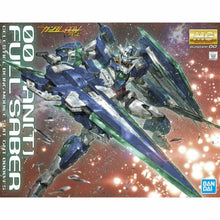 Master Grade 1/100 00 QAN[T] Full Saber Gundam with expanded sword system and dynamic pose