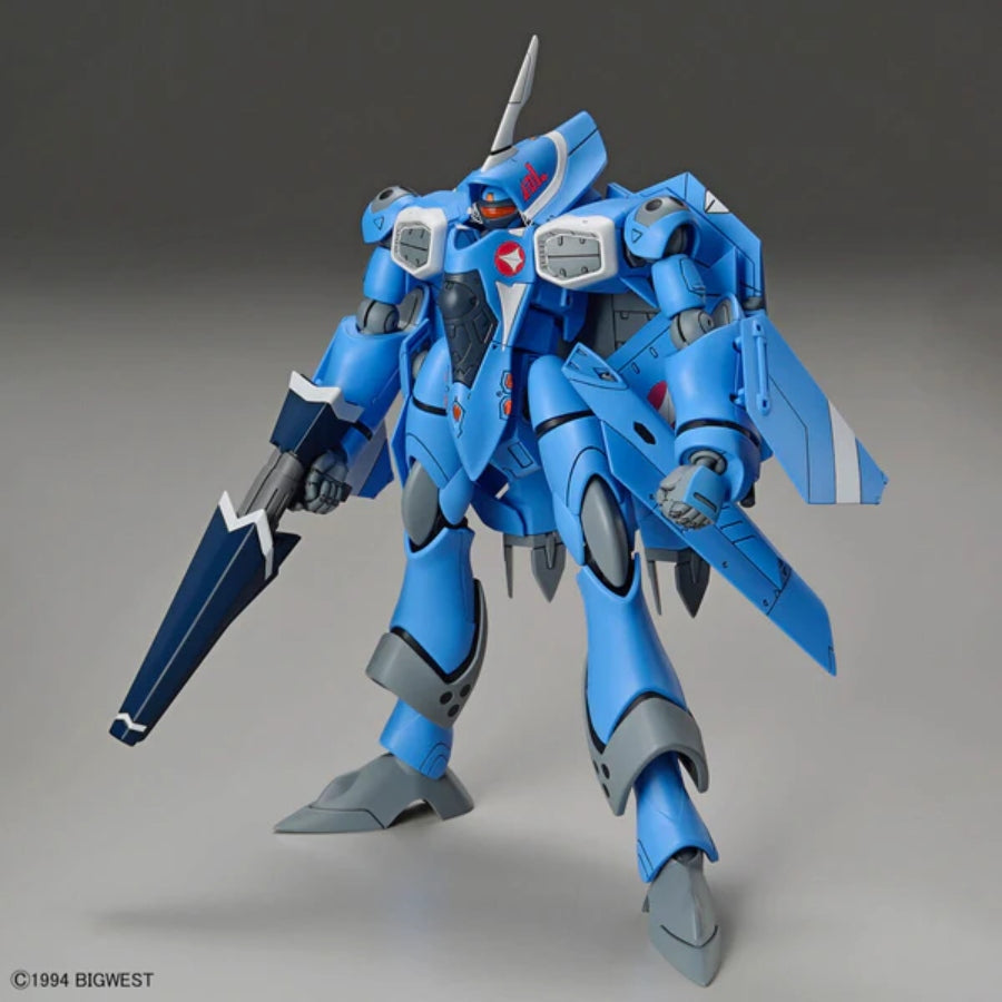 Bandai HG 1/100 VF-22S Sturmvögel II Maximilian Jenius Use – transformable Macross model kit in Fighter, Gerwalk, and Battroid modes.