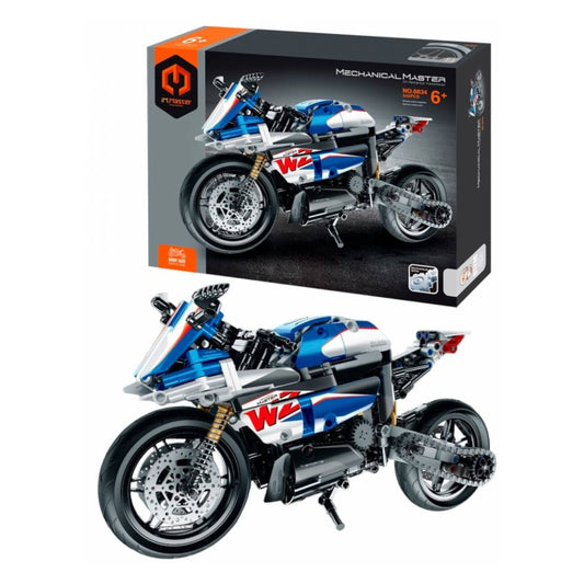 iM.Master Sports Motorcycle Blue-White 6834