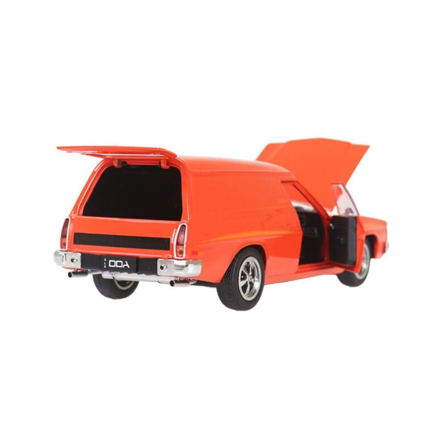DDA 1:24 Mandarin Red 1975 HJ Holden classic diecast model car.