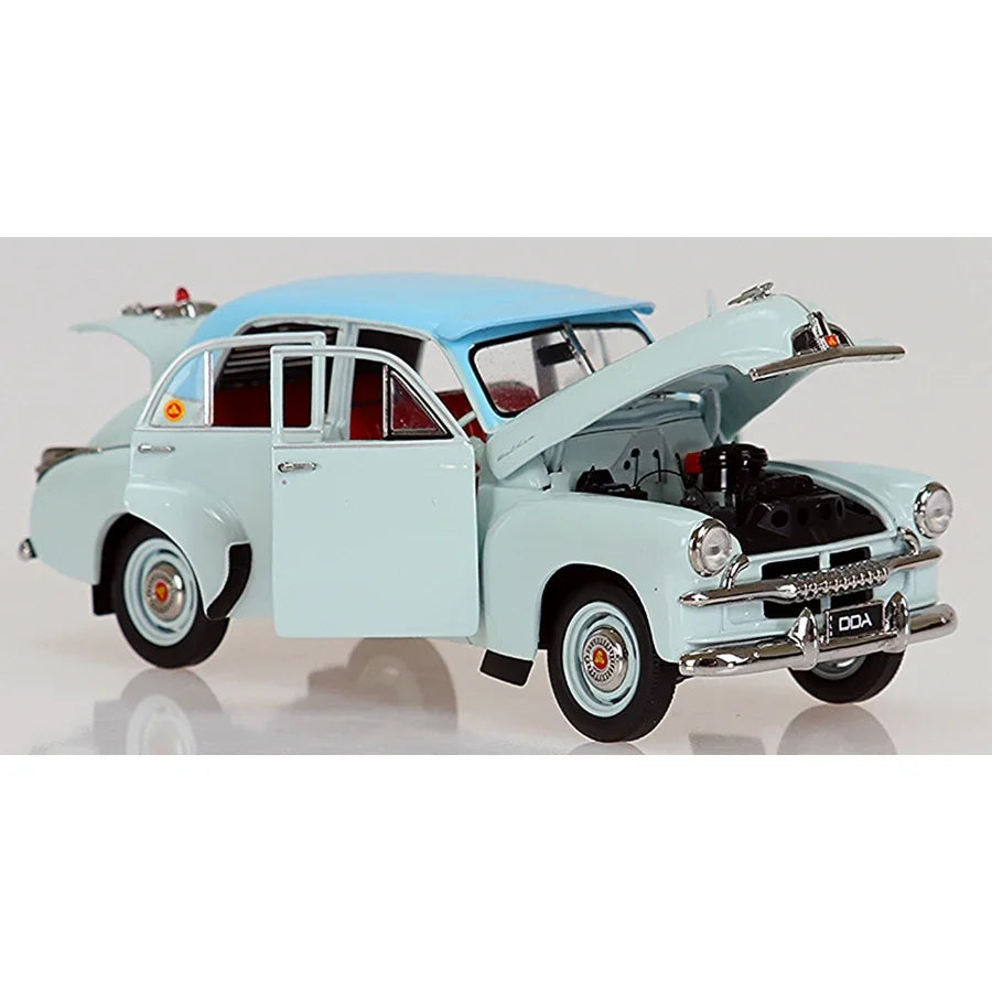 DDA 1:24 1953 FJ Holden Sedan two tone blue diecast model car.