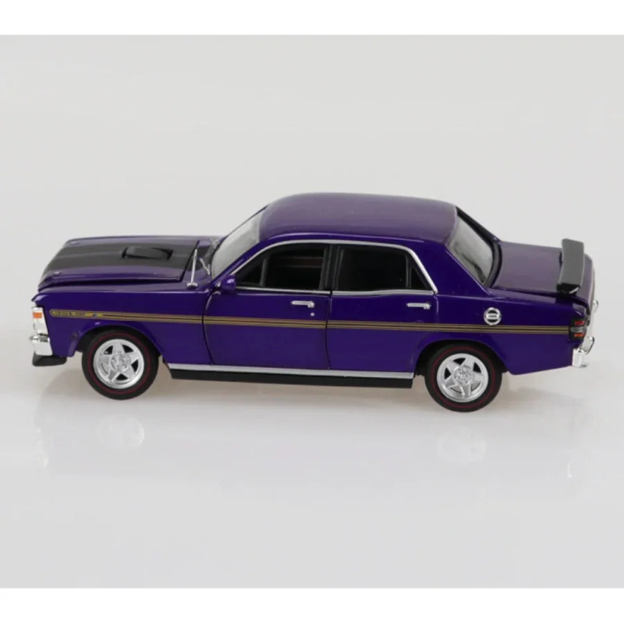 DDA 1:32 Ford XY Falcon GTHO Phase III purple diecast model car.