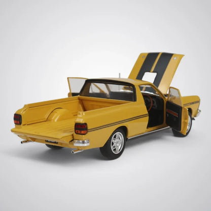 DDA 1:24 Yellow Ochre 1971 XY GTHO Ford Falcon Ute diecast model car.