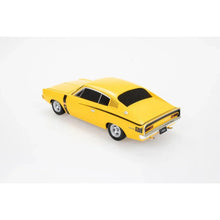 Valiant Charger E49 yellow 1:32 scale diecast collectible model car.