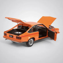 DDA 1:24 Holden LX SS Torana orange 6 cylinder diecast model car.
