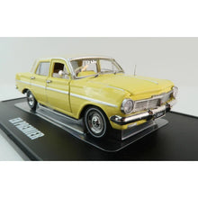 DDA 1:32 EH Holden Premier street sedan yellow diecast model car.