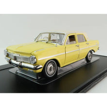 DDA 1:32 EH Holden Premier street sedan yellow diecast model car.