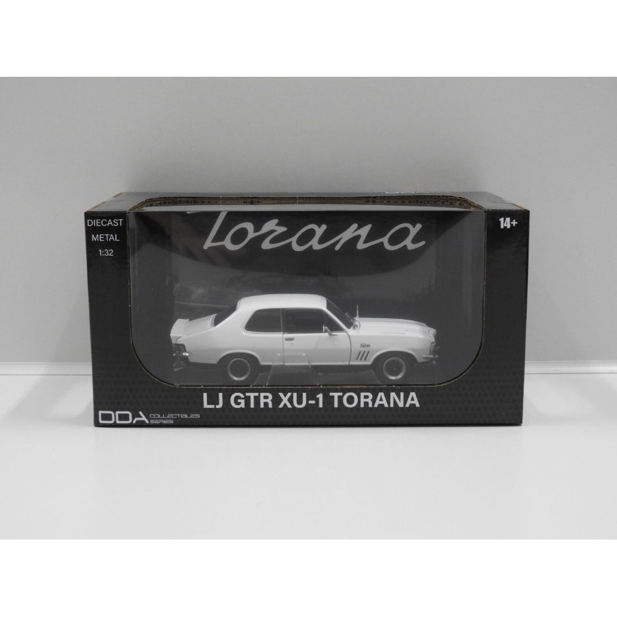 DDA 1:32 LJ Torana GTR XU-1 white classic diecast model car.