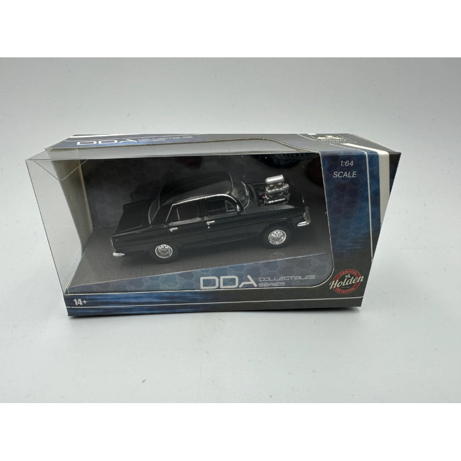 DDA 1:64 black 1964 EH Holden drag diecast model car.