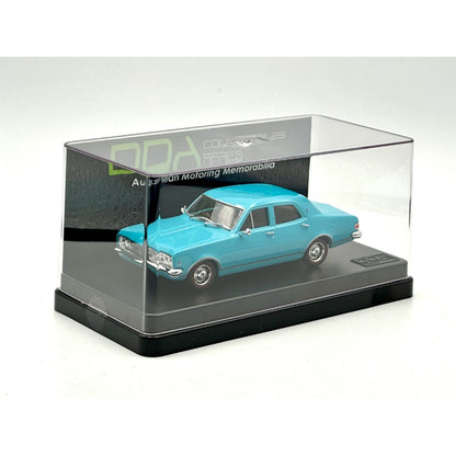 DDA 1:43 turquoise 1968 HK Holden classic diecast model car.