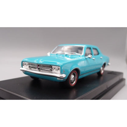 DDA 1:43 turquoise 1968 HK Holden classic diecast model car.