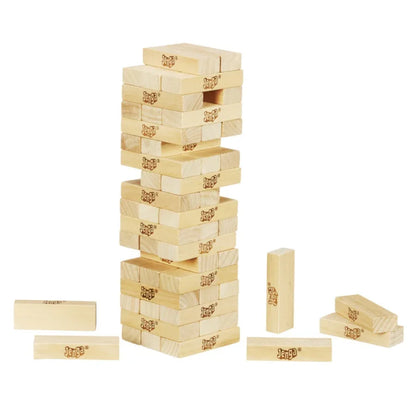 Hasbro Classic Jenga Game wooden block stacking tower set.